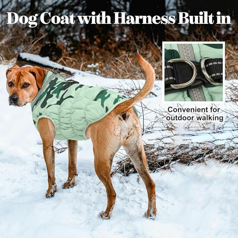 FURATTIRE Warm Dog Winter Coat Dog