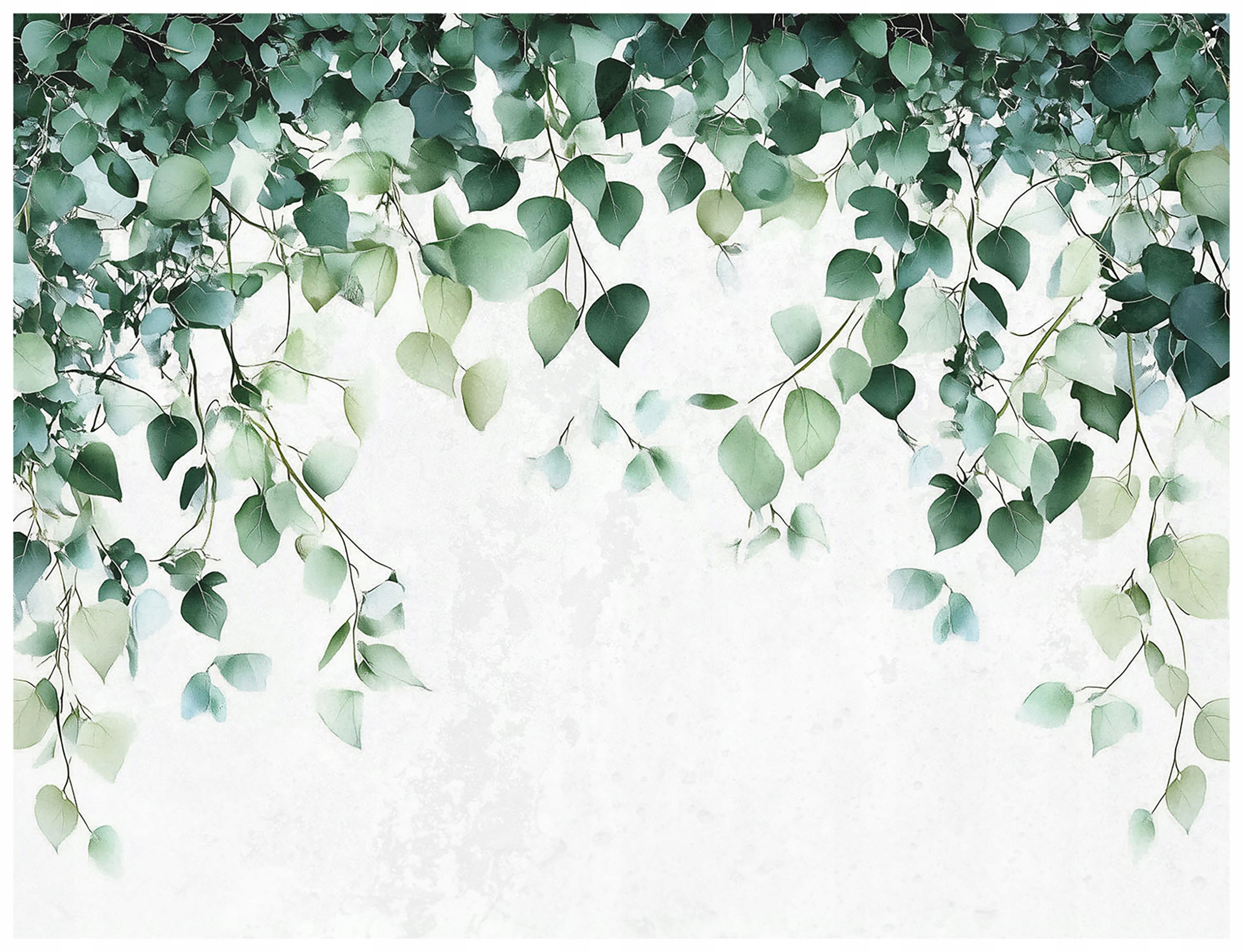 Green leaves nature wall mural kitchen bedroom living room wallpaper