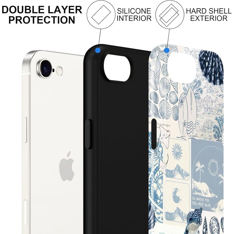 Seashell for iPhone 16e/iPhone 17e Case 6.1