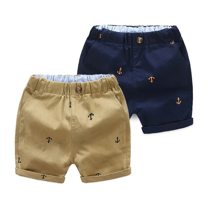 Allover Anchor Print Shorts