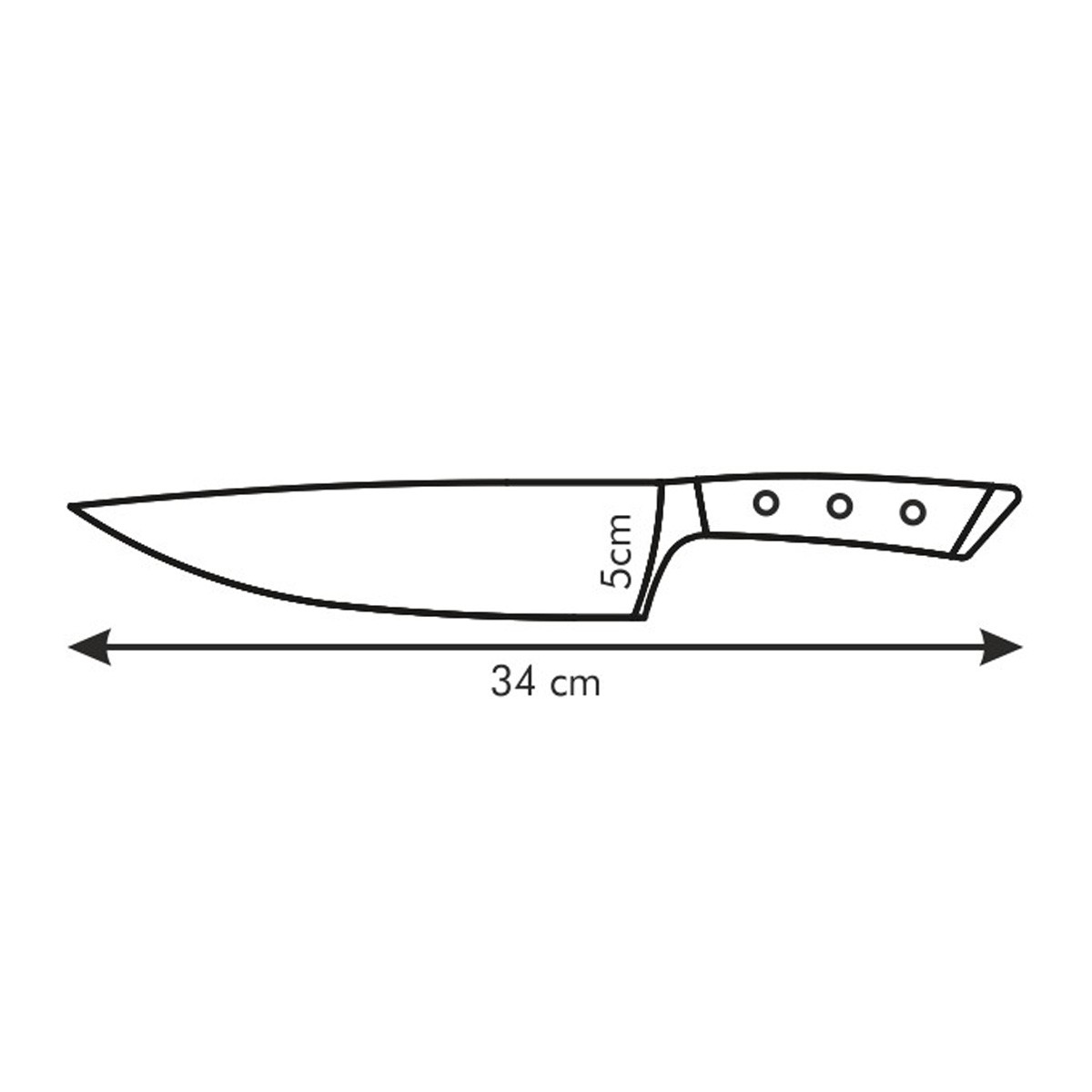 Nůž kuchařský AZZA 20 cm