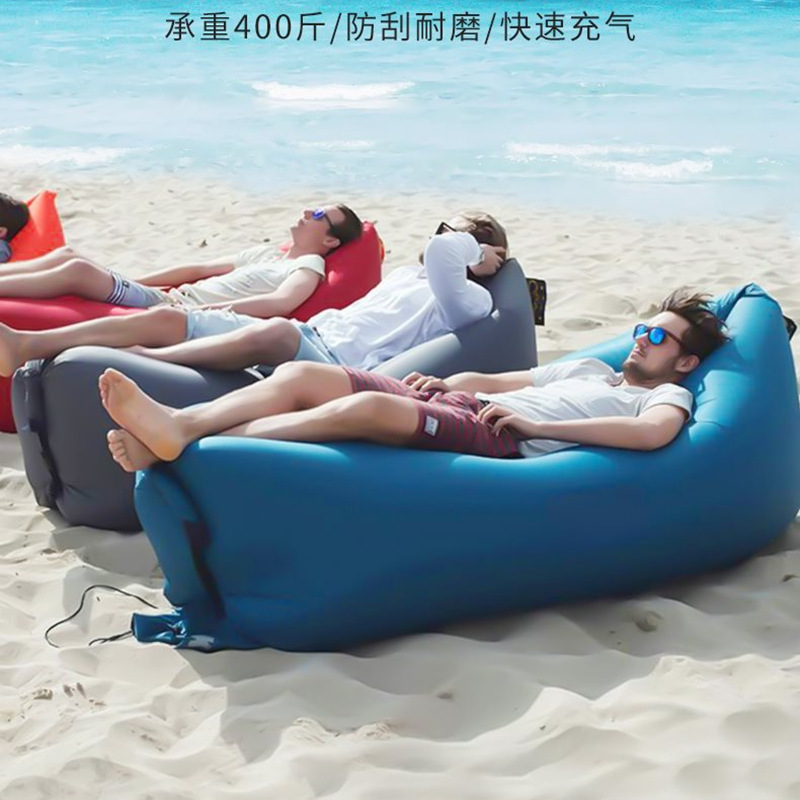 outdoor convenient lazy inflatable sofa mattress music festival outdoor camping inflatable cushion air sofa sleeping bag