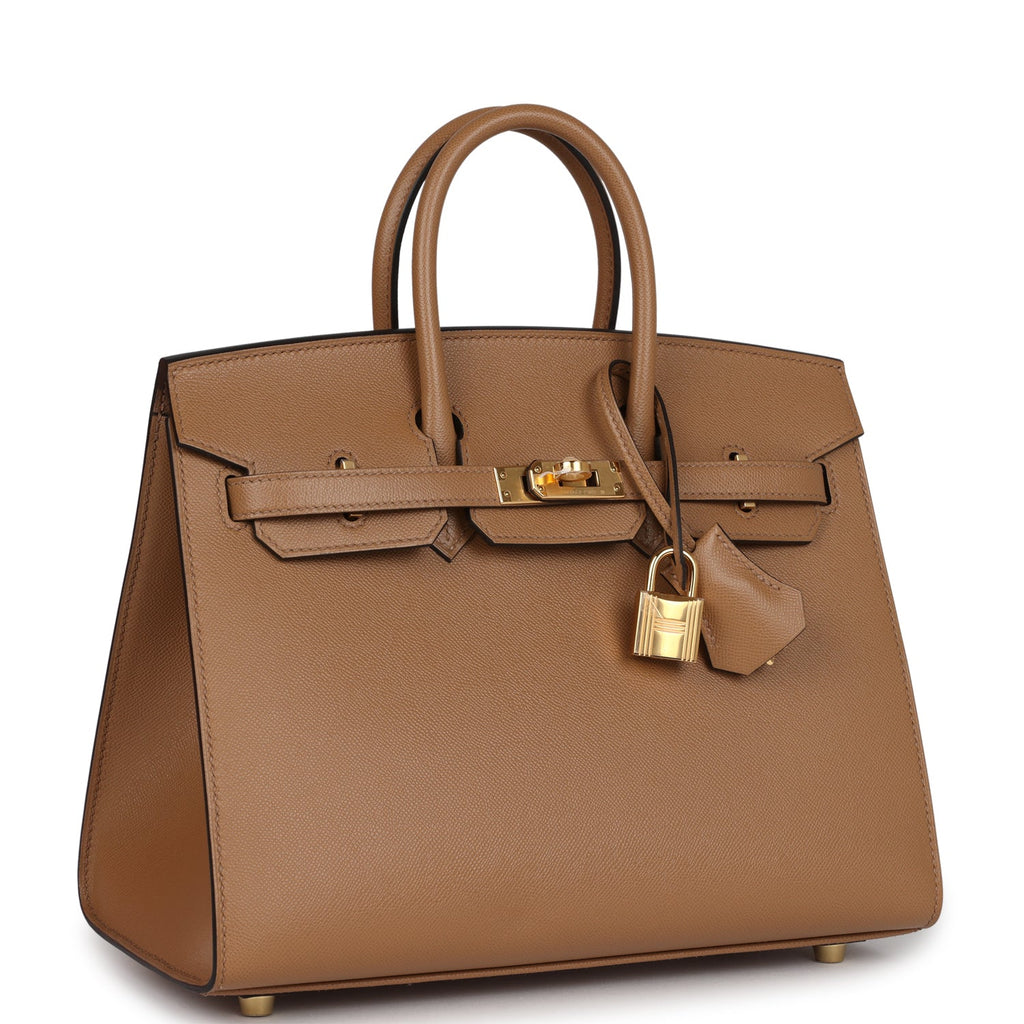 Birkin Sellier 25 Chai Madame Gold Hardware