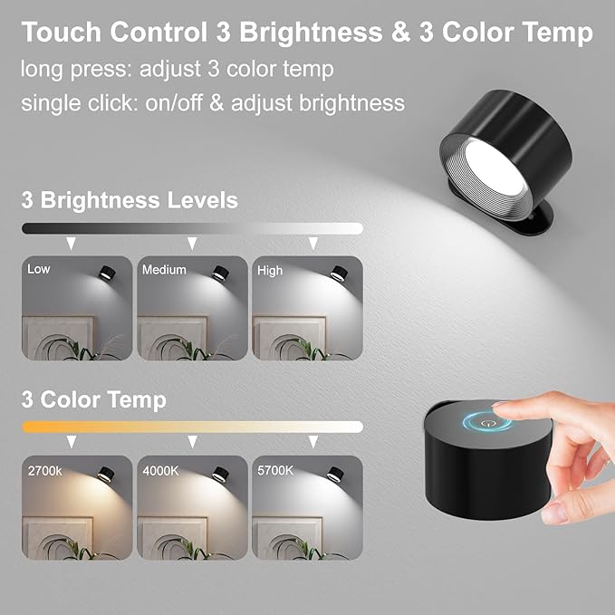 SPOTLUMINARA 3PACK Rechargeable