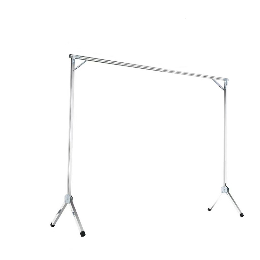 Single-Pole Clothes Drying Rack Floor-Standing Foldableable Retractable Clothes Drying Rack Foldableing Indoor and Outdoor Bedroom Clothes Rack