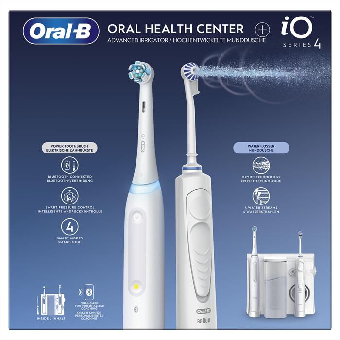 ORAL-B - Spazzolino + idropulsore HEALTH CENTER-Bianco