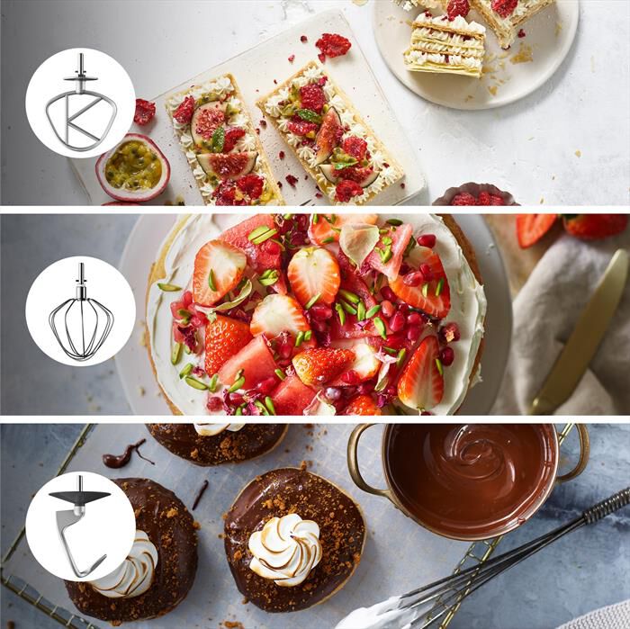 KENWOOD. - Planetaria Titanium Chef Baker KVC65.001SI-SILVER