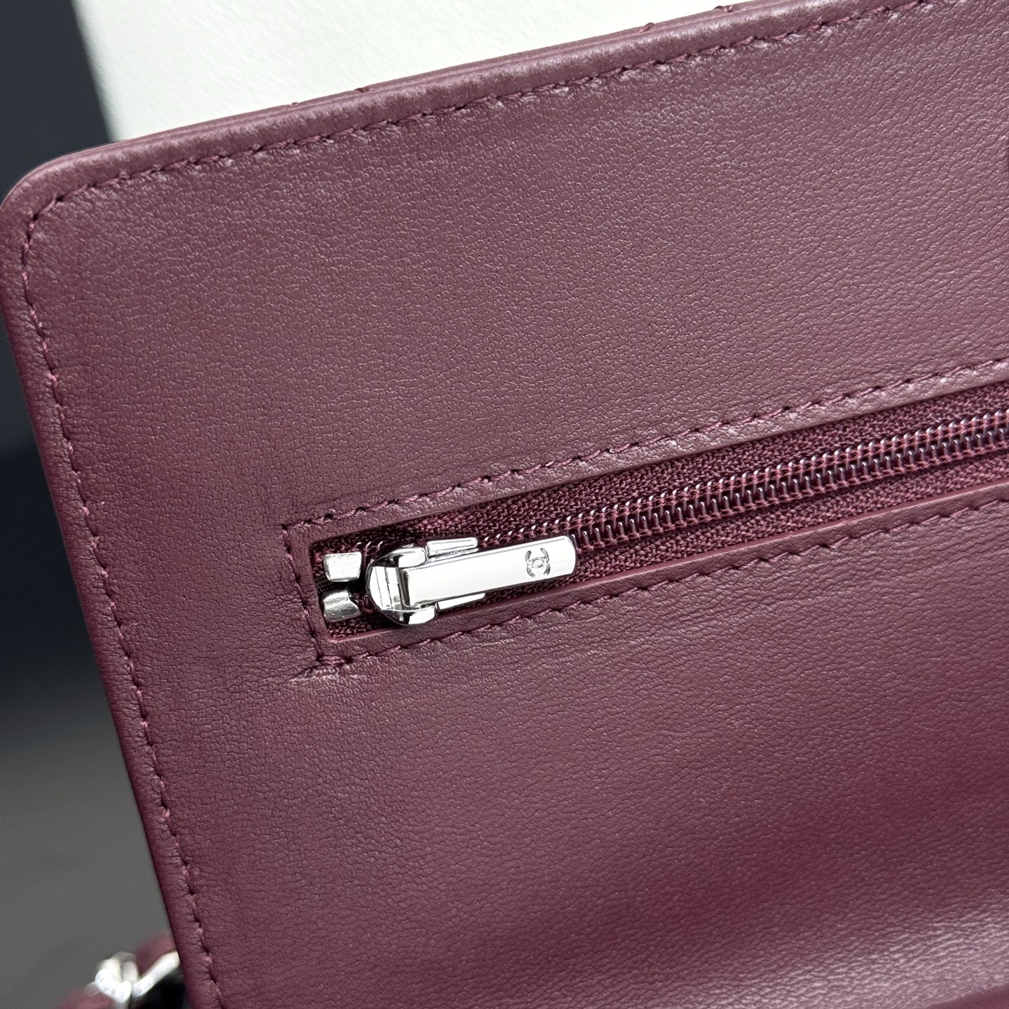 Classic Wallet on Chain（Burgundy） - Mocuir