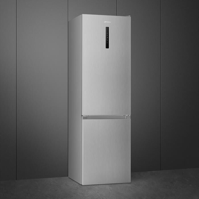 SMEG - Frigorifero combinato FC200XEU Classe E 331 lt-Inox