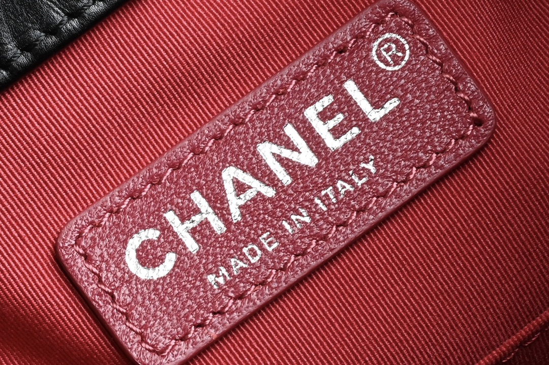 Gabrielle Backpack (Small) in Black Aged & Smooth Calfskin with Mixed Gold & Silver Hardware (Model A94485) - Mocuir