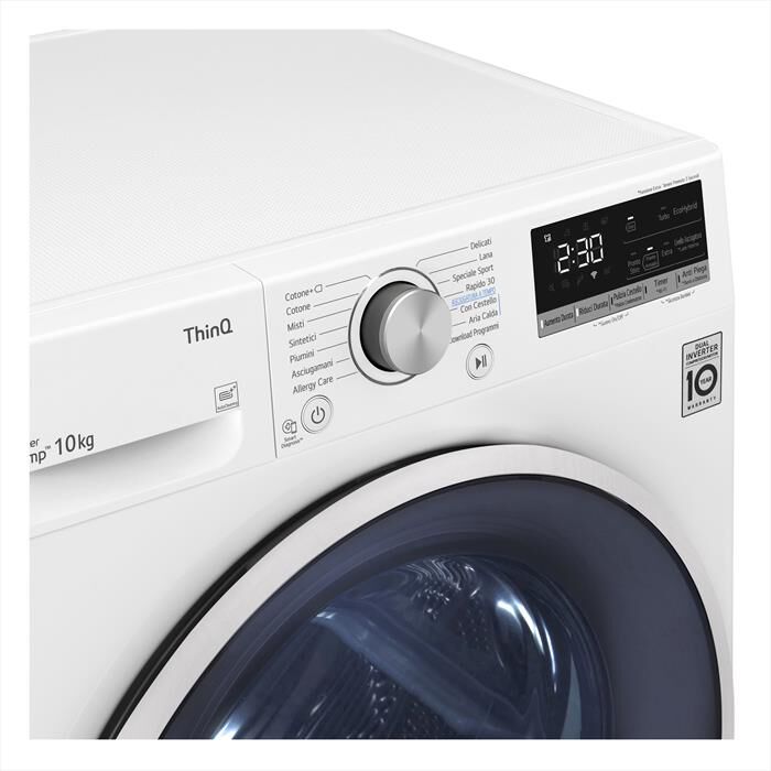LG - Asciugatrice RH10V9AV4W 10Kg Classe C-Bianco