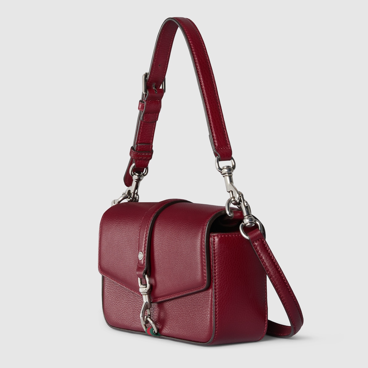 Small Crossbody Bag With Hook Closure