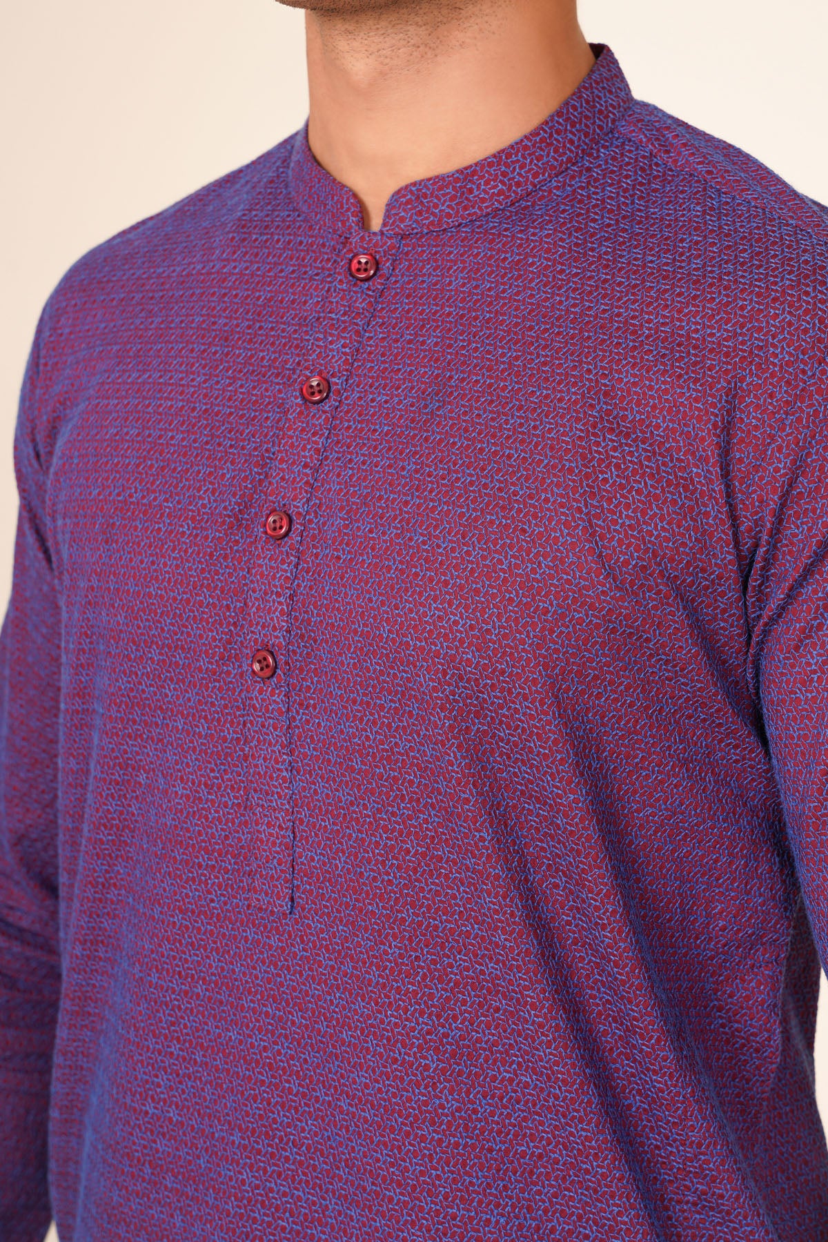 Men's Schifli Embroidered Kurta - SMK700125