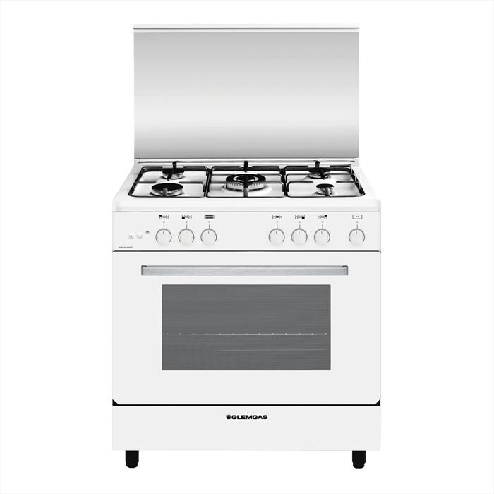 GLEM GAS - Cucina a gas A855GX Classe A-Bianco