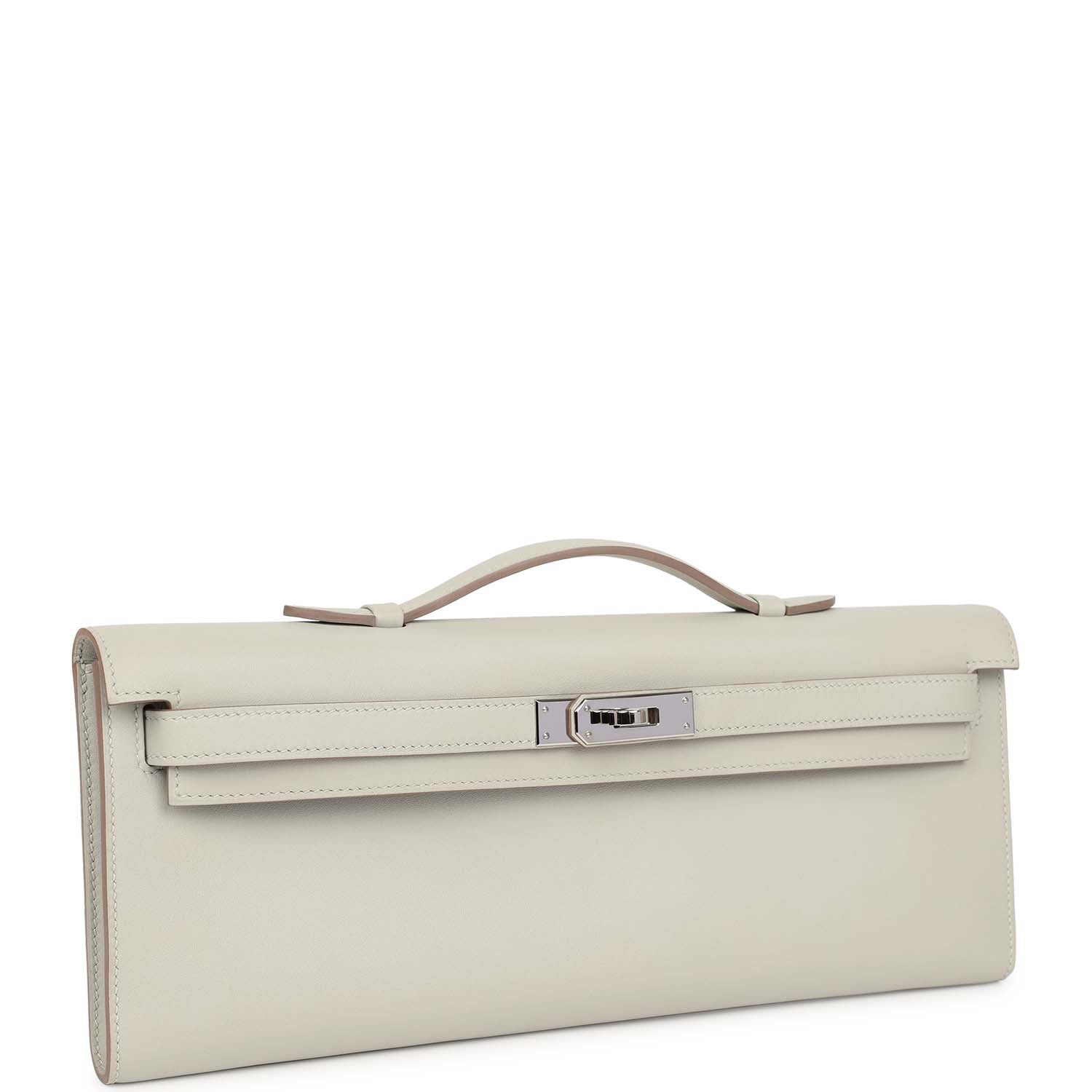 Kelly Cut Gris Perle Swift Palladium Hardware