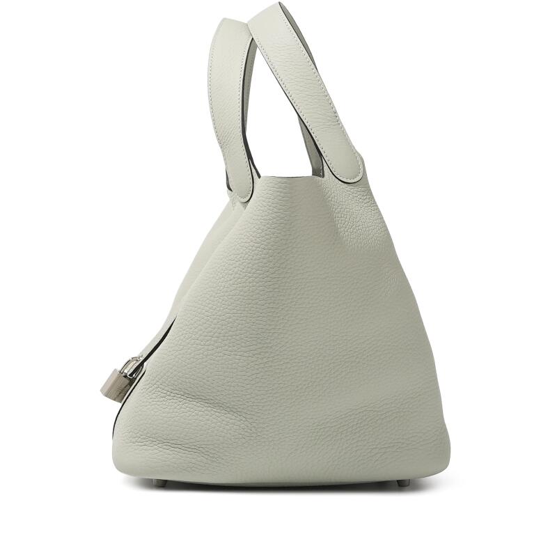 Gris Neve Clemence Picotin Lock 22 Palladium Hardware