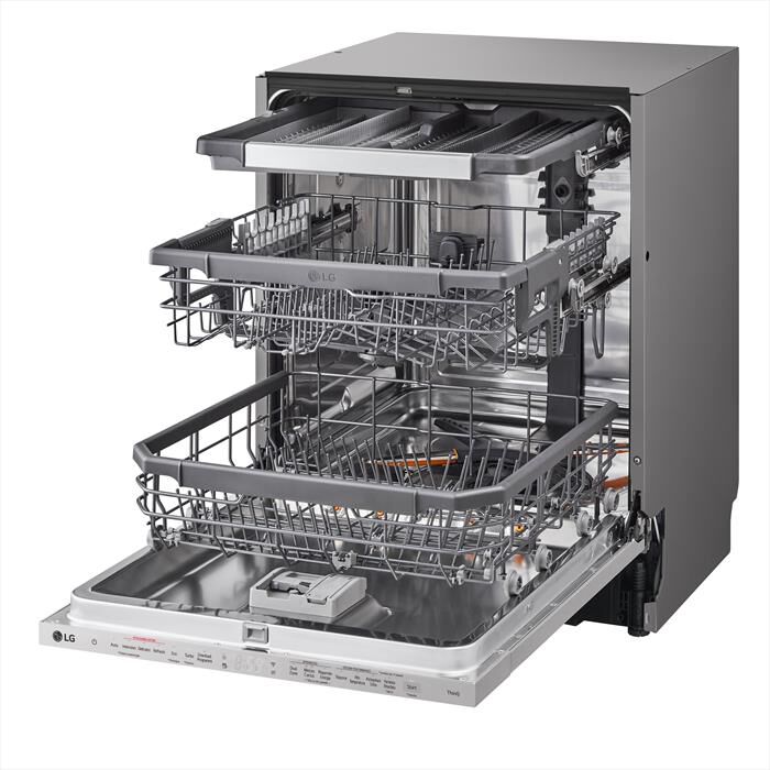 LG - Lavastoviglie QUADWASH DB365TXS Classe B 10coperti-Acciaio inossidabile