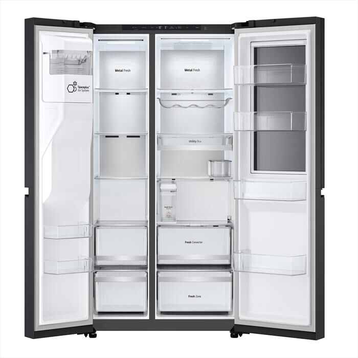 LG - Frigorifero side by side GSXE91EVAD Classe D 628L-Black