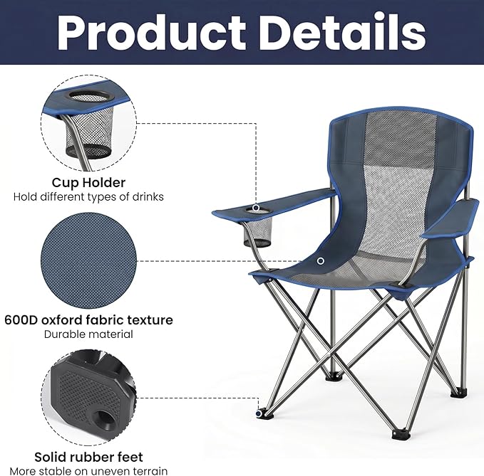 Camping Chair Set of 3