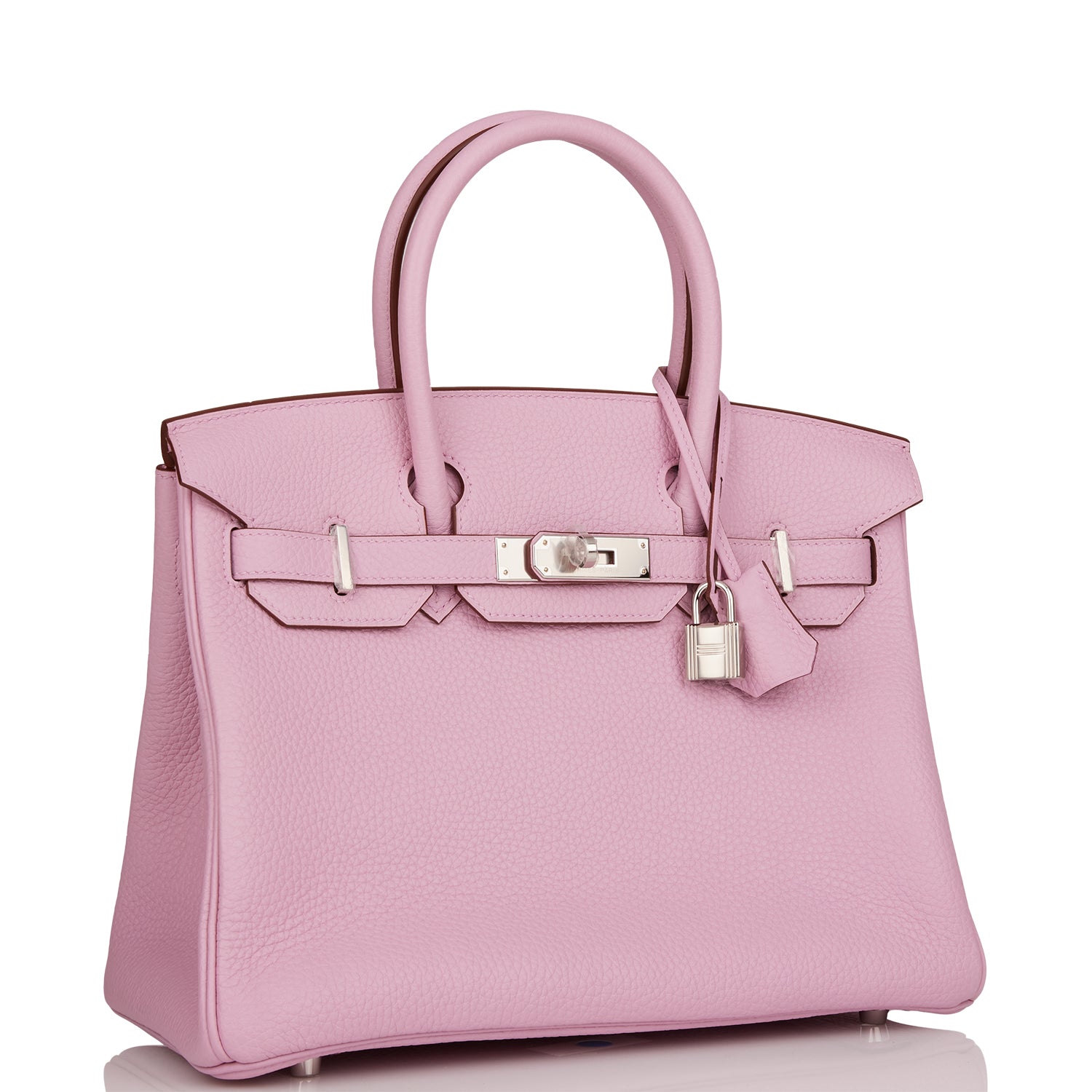 Birkin 30 Mauve Sylvestre Clemence Palladium Hardware