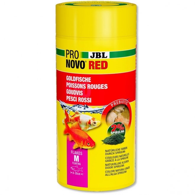 JBL Pronovo Red Flakes M Fiskefôr til Gullfisk 250 ml