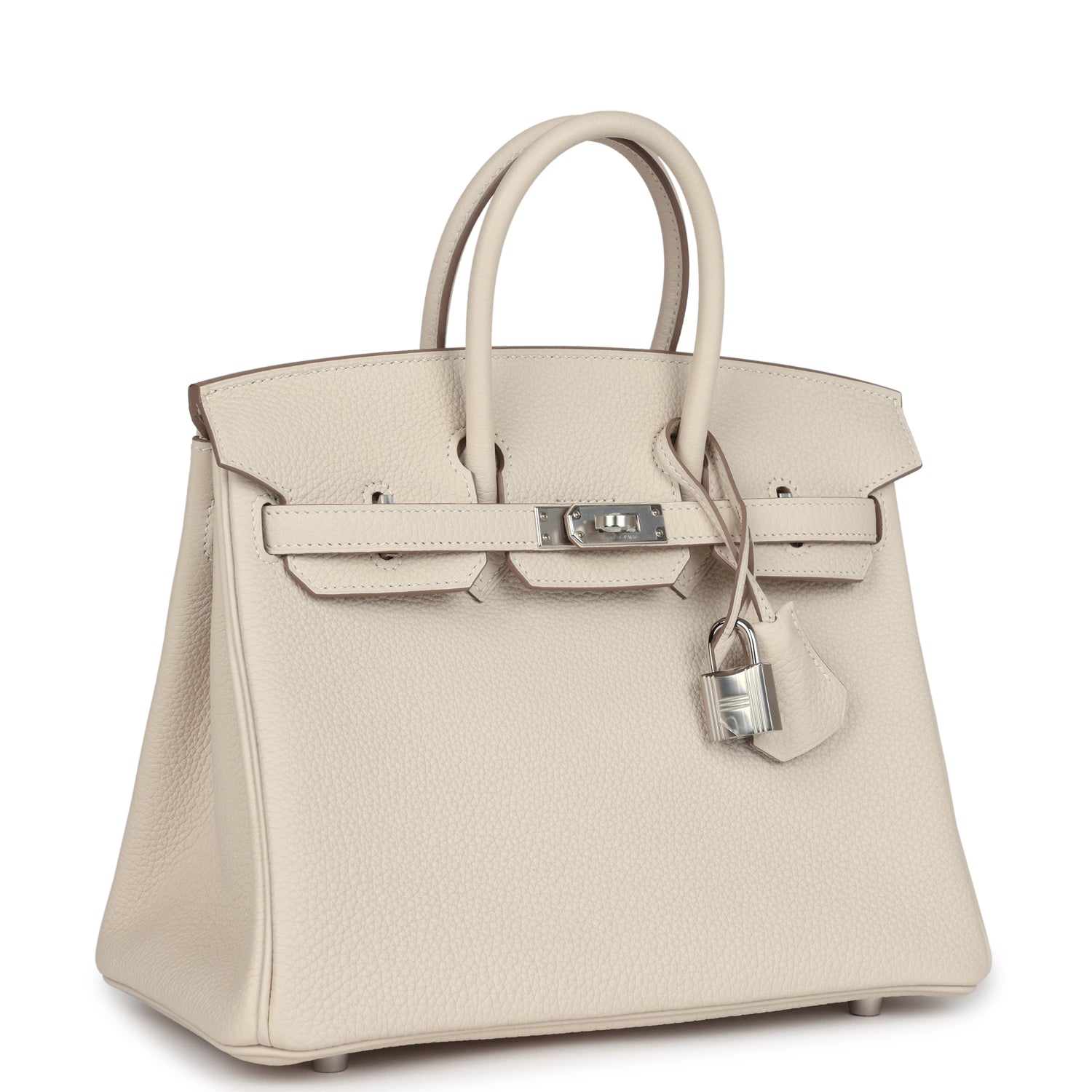 Birkin 25 Craie Togo Palladium Hardware