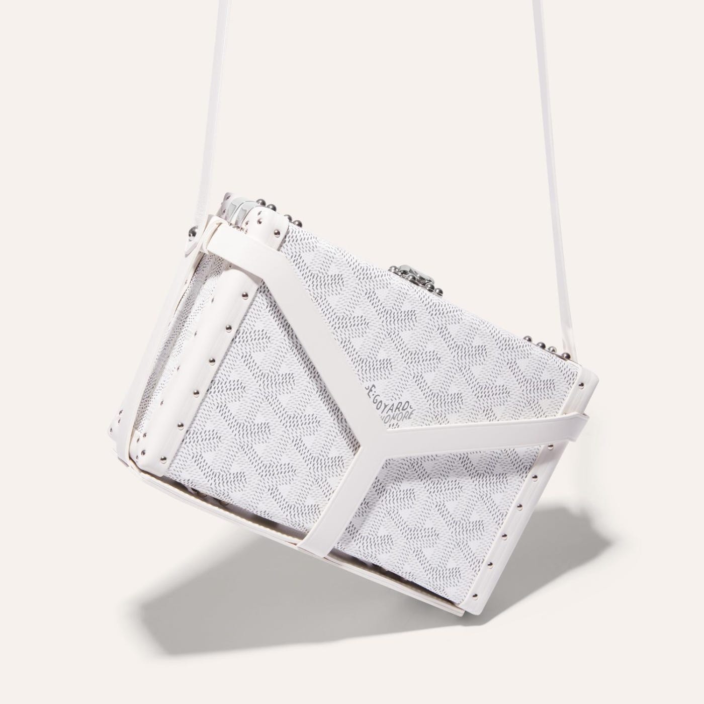 Minaudiere Trunk Bag White