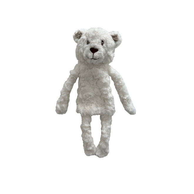 Bark-a-Boo My Dog Comforter Med Lomme Bjørn Hvit 40 cm