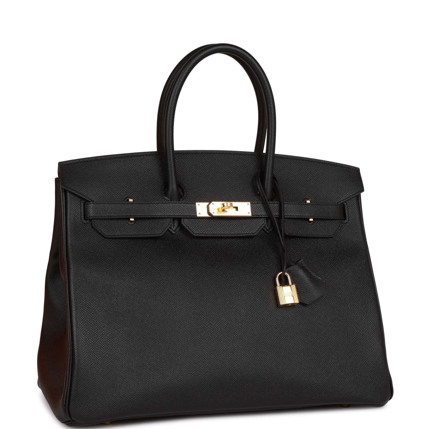 Birkin 35 Black Epsom Gold Hardware