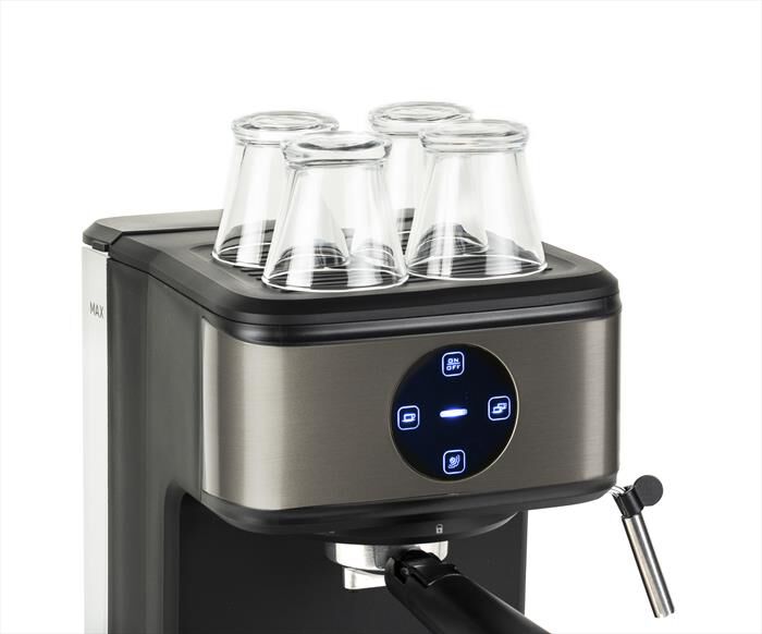 BLACK & DECKER - Macchina da caffè espresso BXCO850E-Grigio anti-impronta