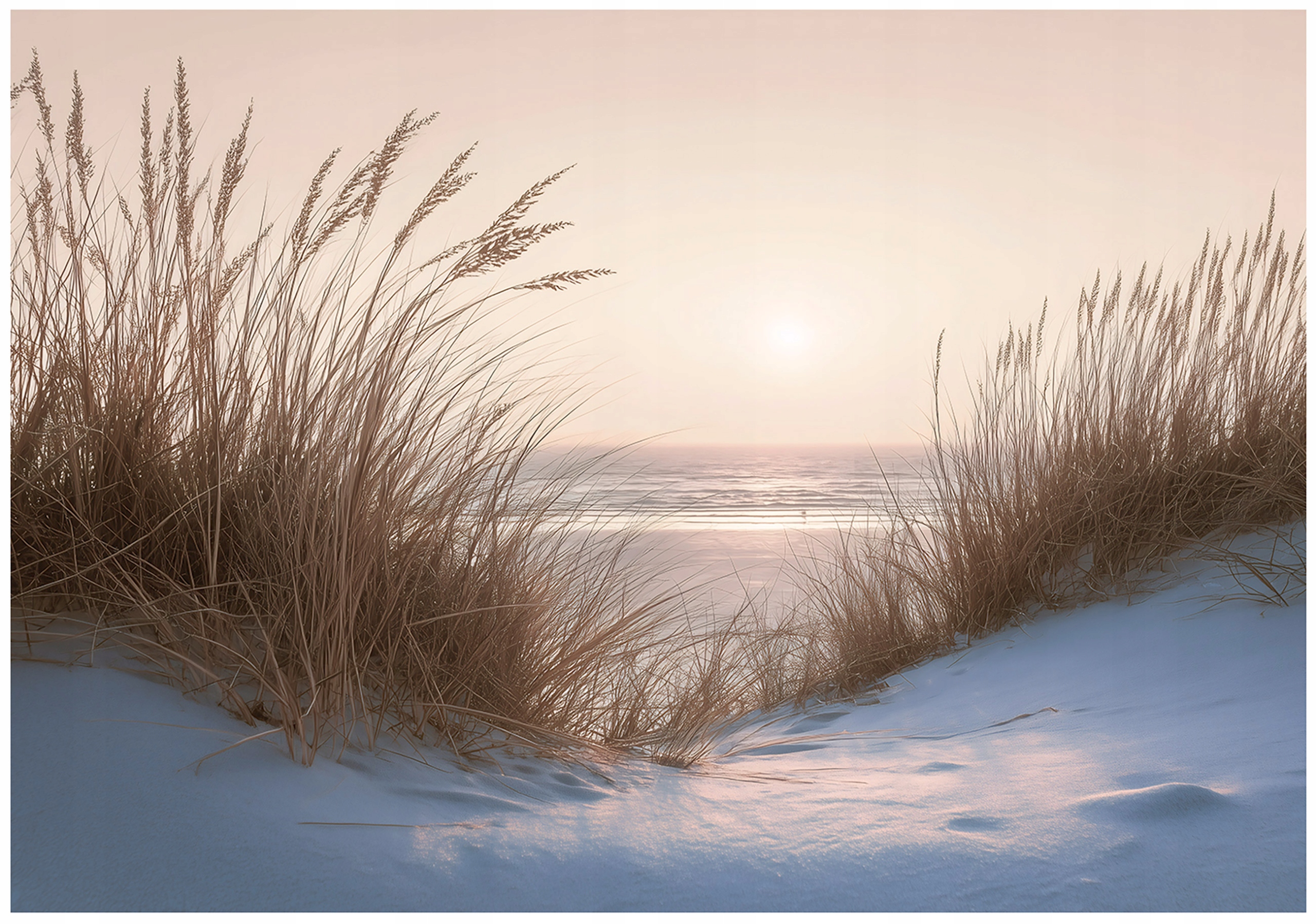 3D beach and sea wall mural for the bedroom or living room, non-woven wallpaper,