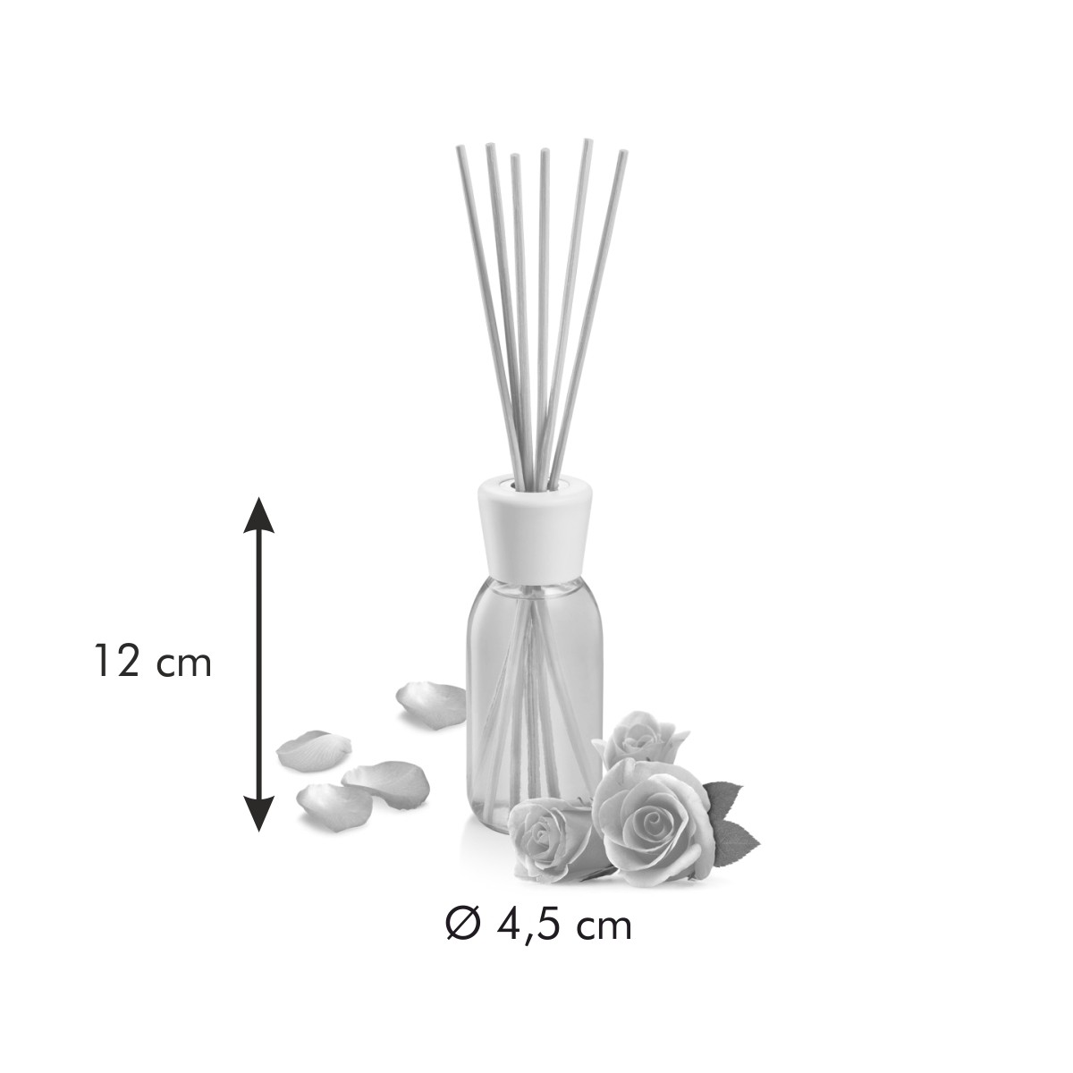 Vonný difuzér FANCY HOME 120 ml, Růžové květy