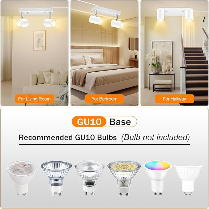 SPOTLUMINARA 2 Light Track Lighting Kit