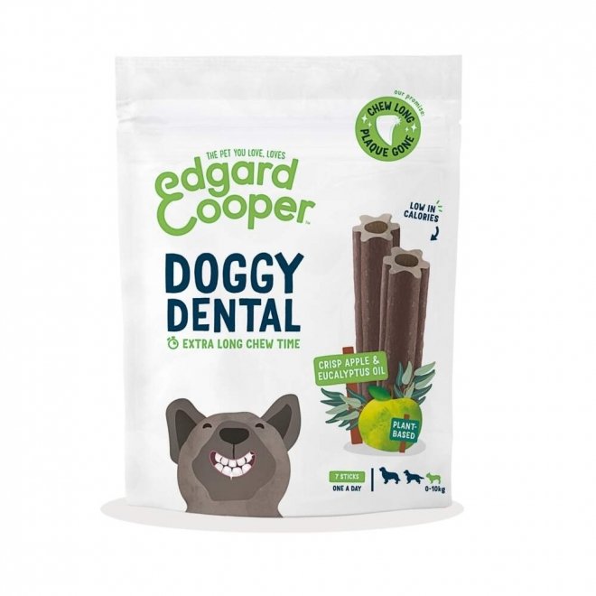 Edgard & Cooper Doggy Dental Tyggepinner Eple & Eukalyptus 7-pack