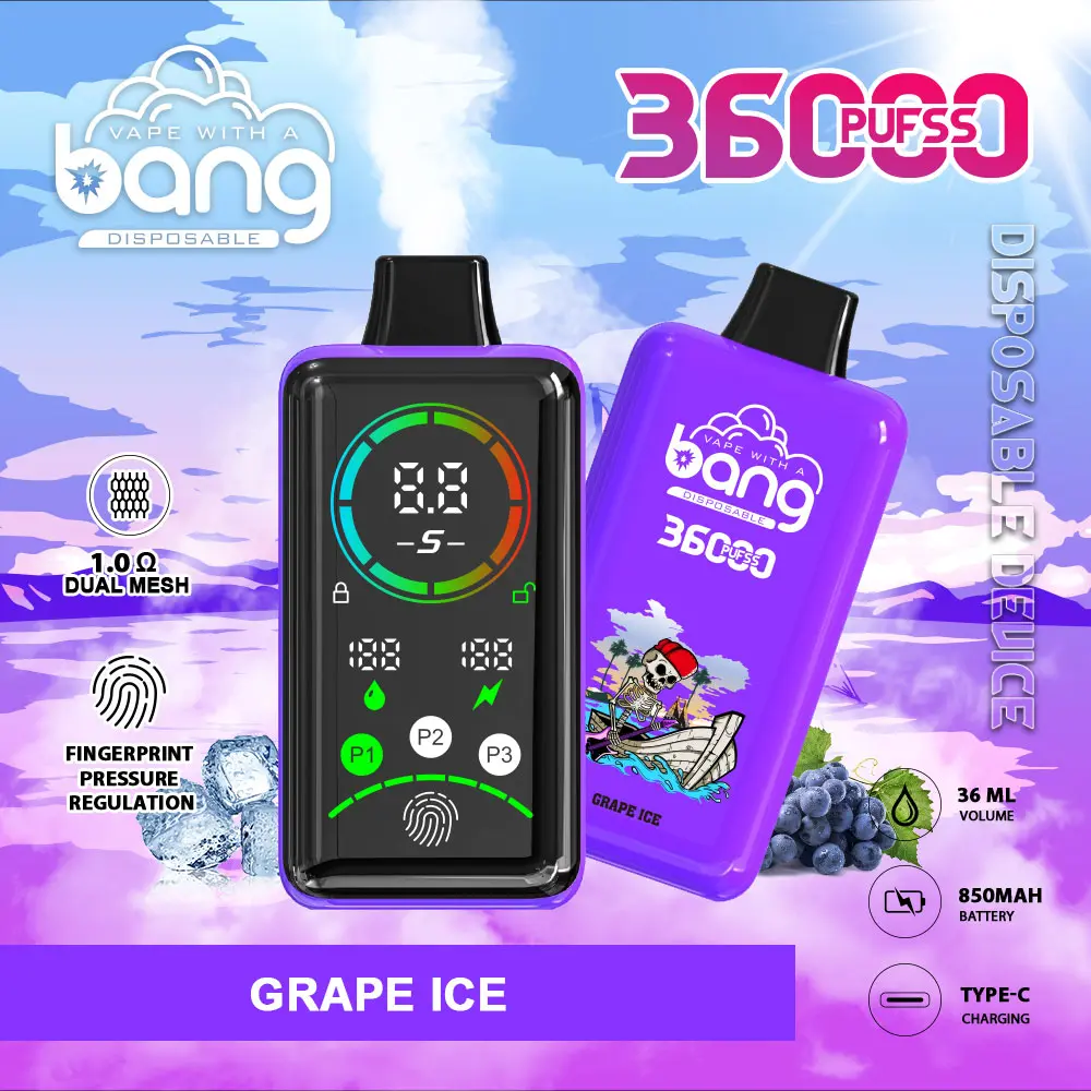 Bang 36K Power Advanced Fingerprint  Disposable Vape(3 pieces)