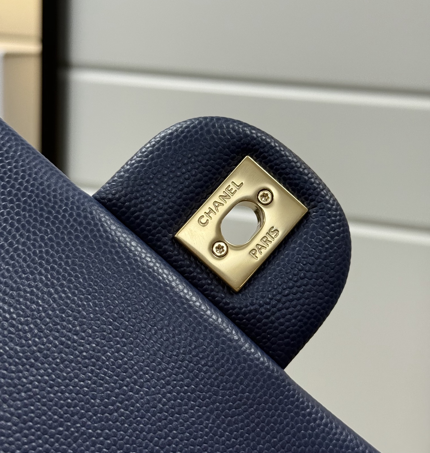 Classic Flap Bag（Navy Blue） - Mocuir