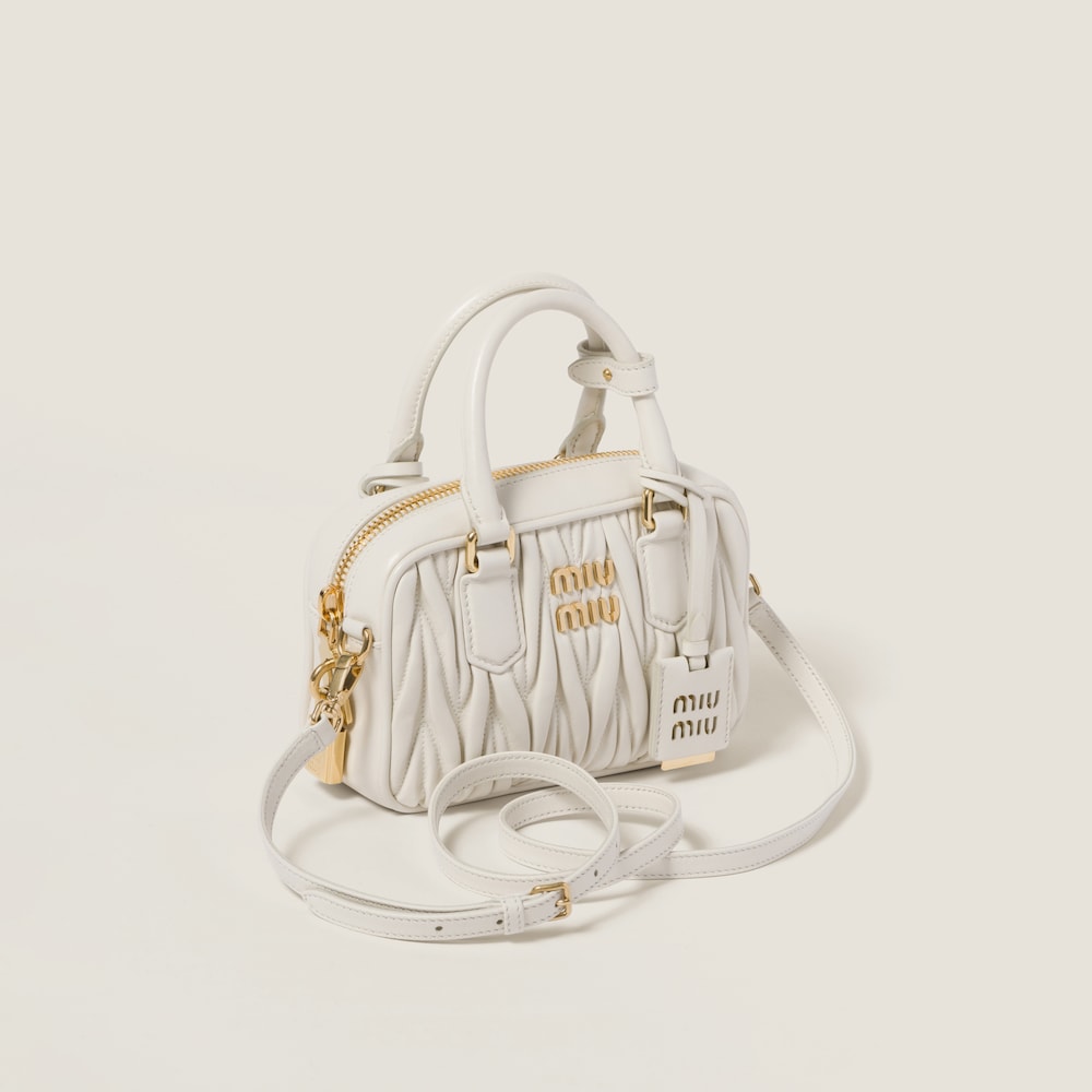 Small Arcadie matelassé nappa leather bag