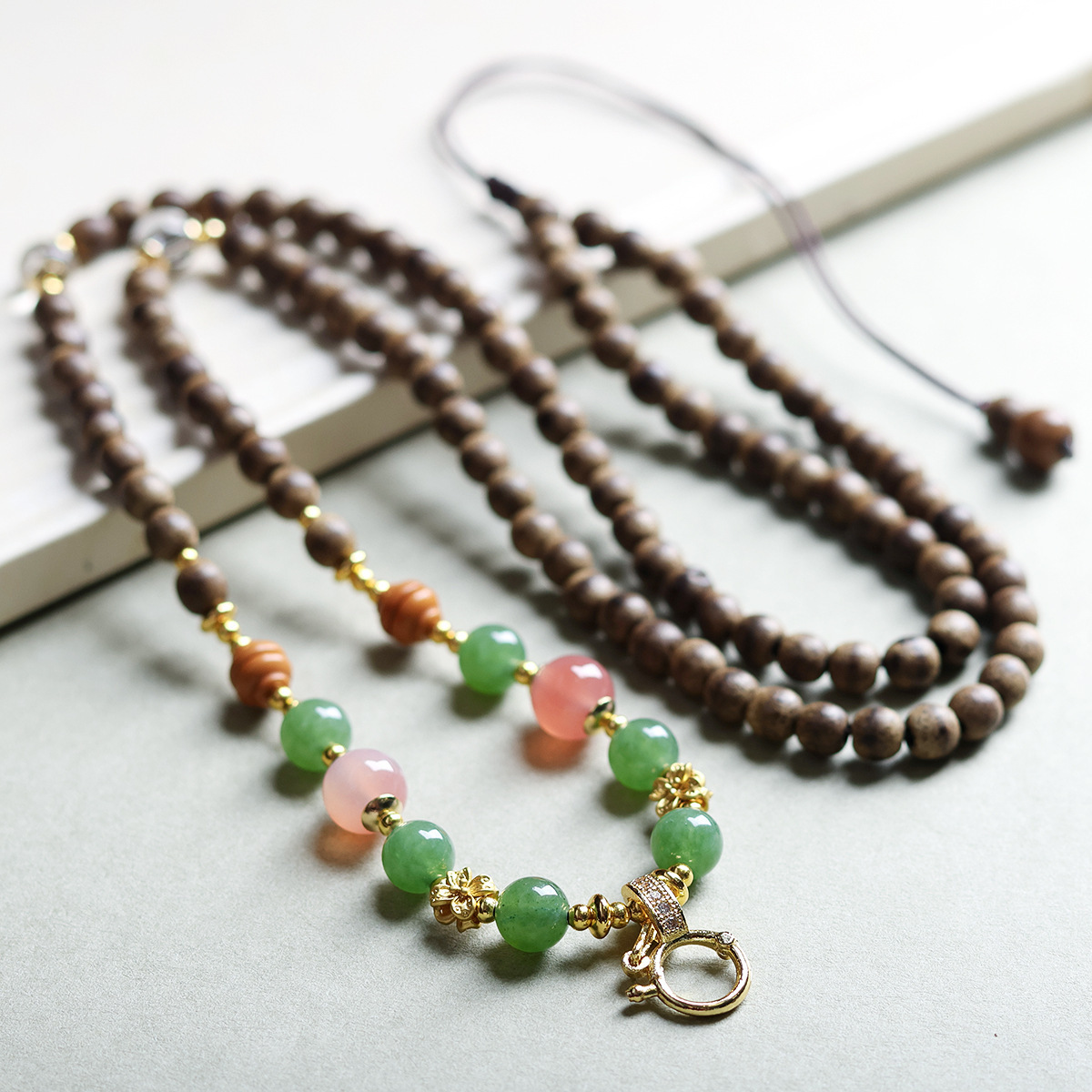 Universal pendant rope wooden strap rope