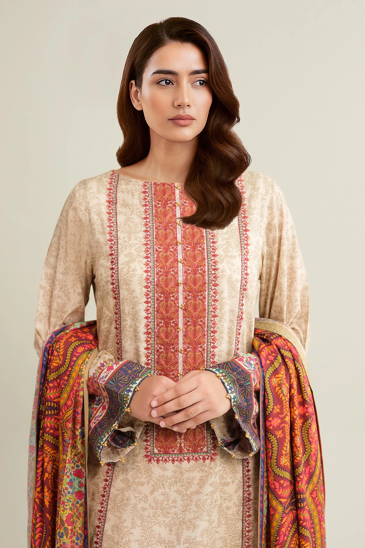 RAW SILK | EMBROIDERED