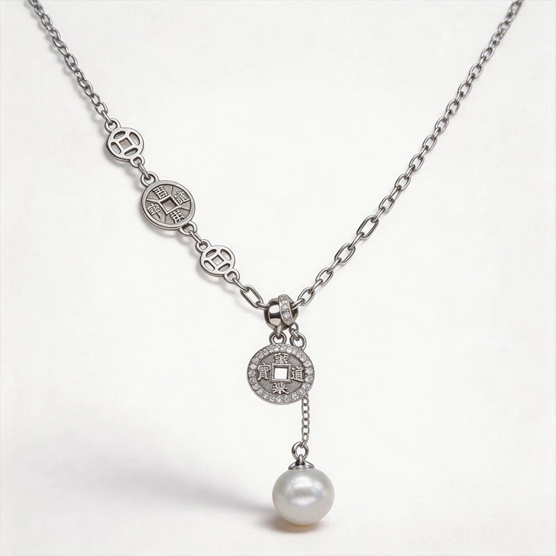 S925 Sterling Silver Freshwater Pearl Necklace