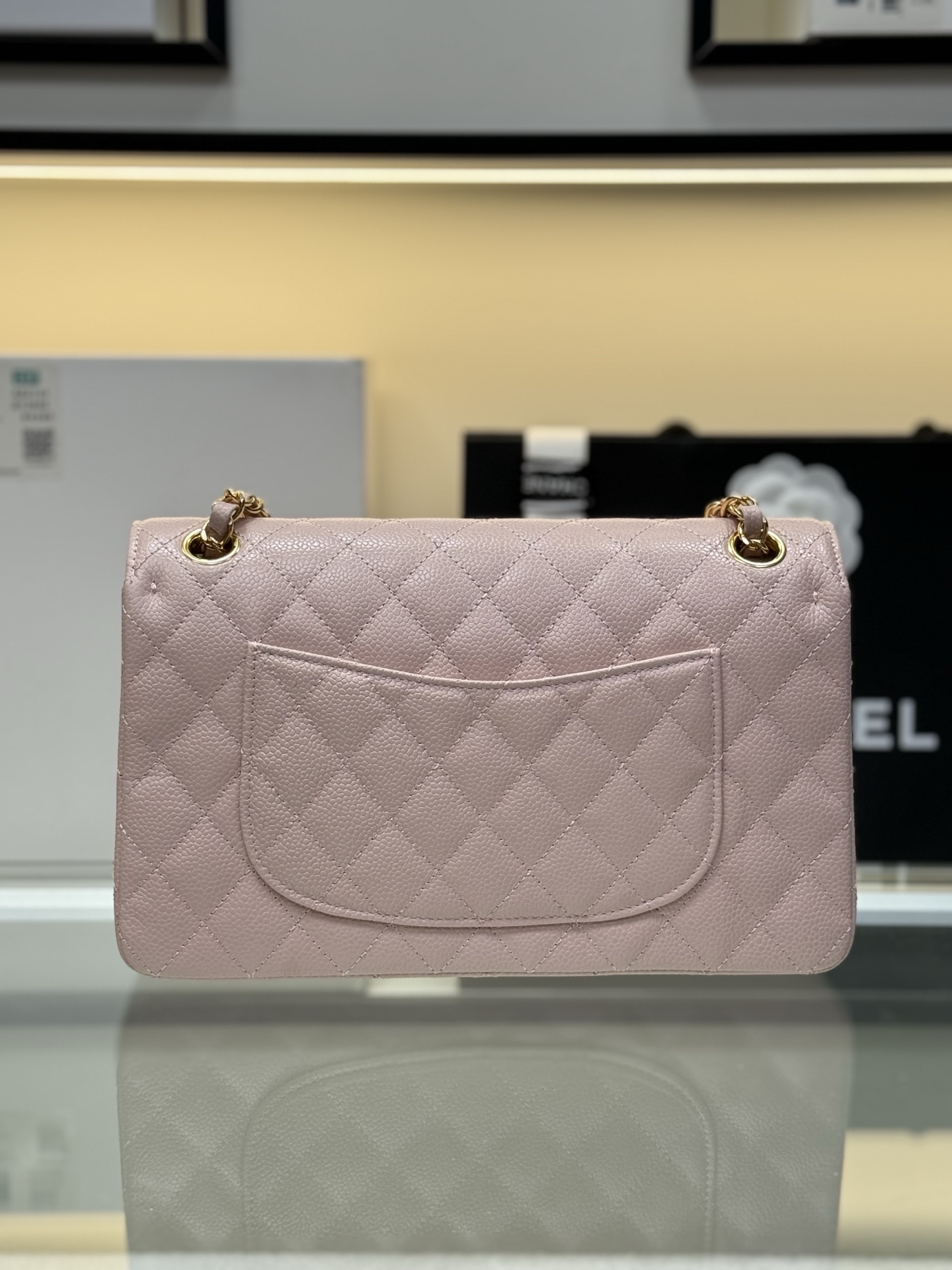 Classic Flap Bag（Light Purple） - Mocuir