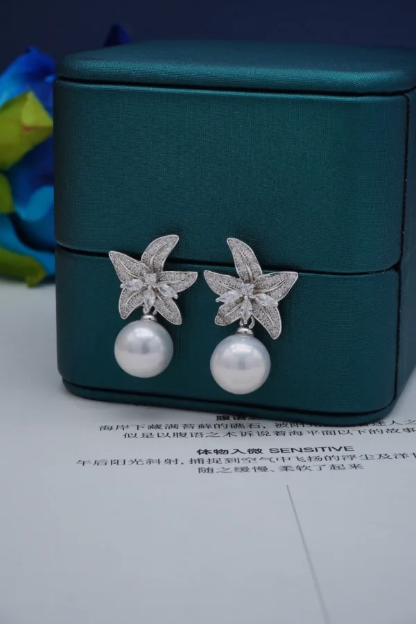S925 Sterling Silver Freshwater Pearl Earrings