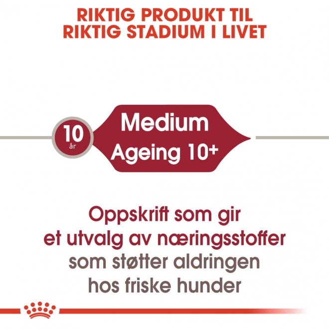 Royal Canin Medium Ageing Gravy våtfôr til hund 10x140 g