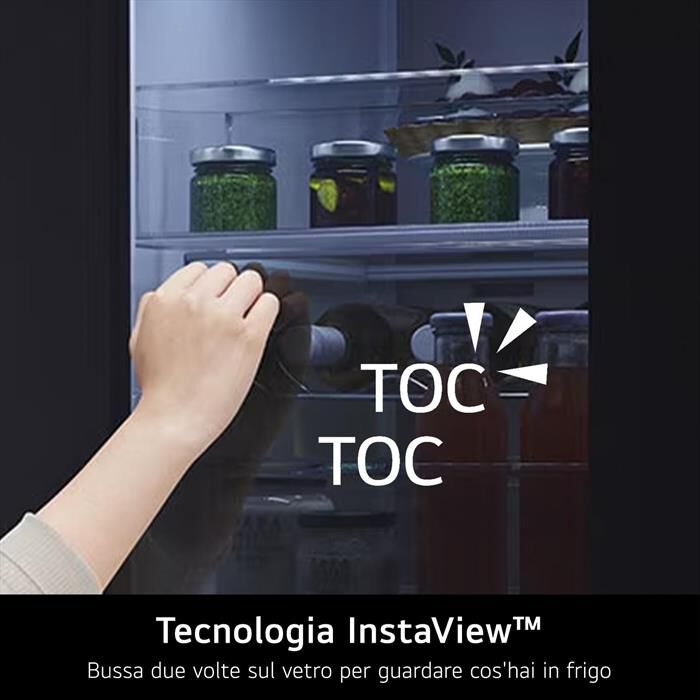 LG - Frigorifero side by side GSVV80PYLL INSTAVIEW-Prime Silver