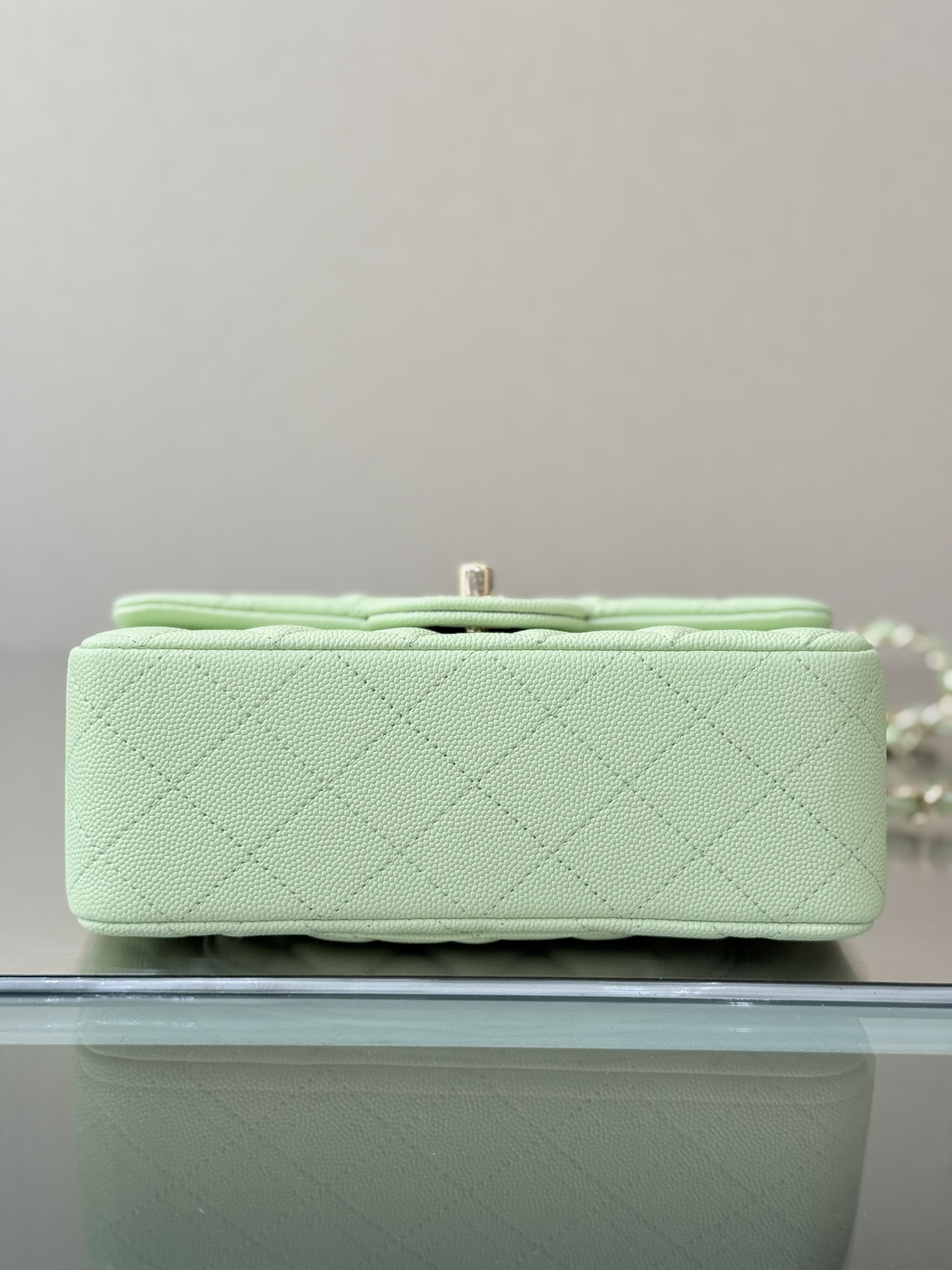Mini Classic Flap Handbag（Mint Green） - Mocuir