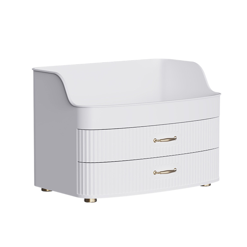 New cosmetic storage box advanced desktop skin care lipstick brush frame finishing box dresser shelf