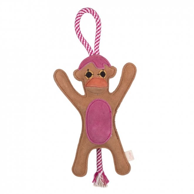 Gaia Suede Ape brun/rosa med håndtak