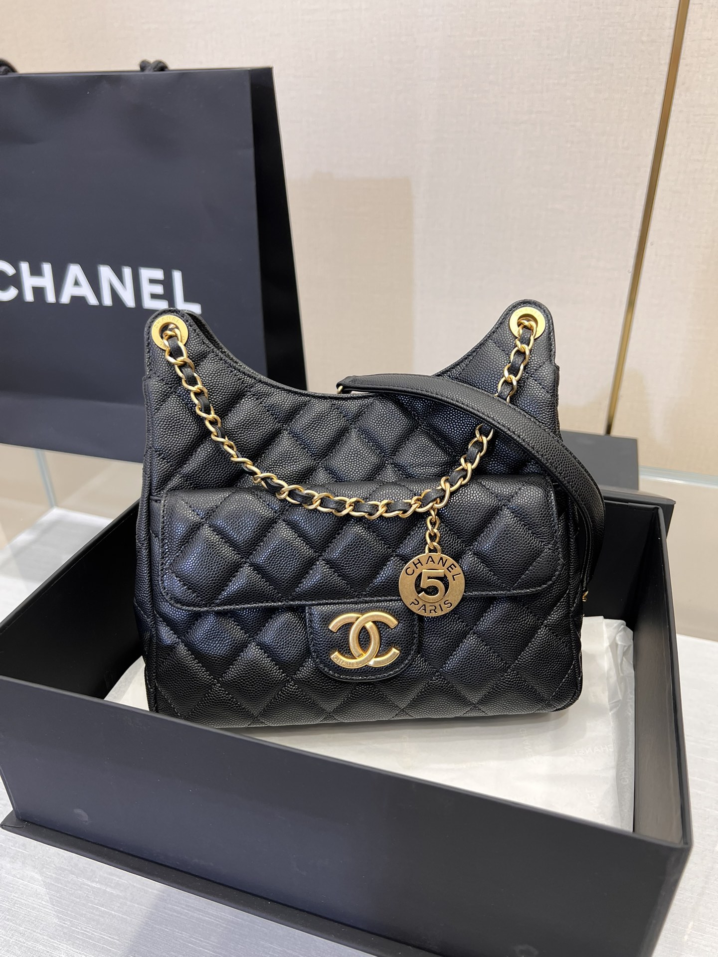 Small Hobo Shoulder Bag - Mocuir