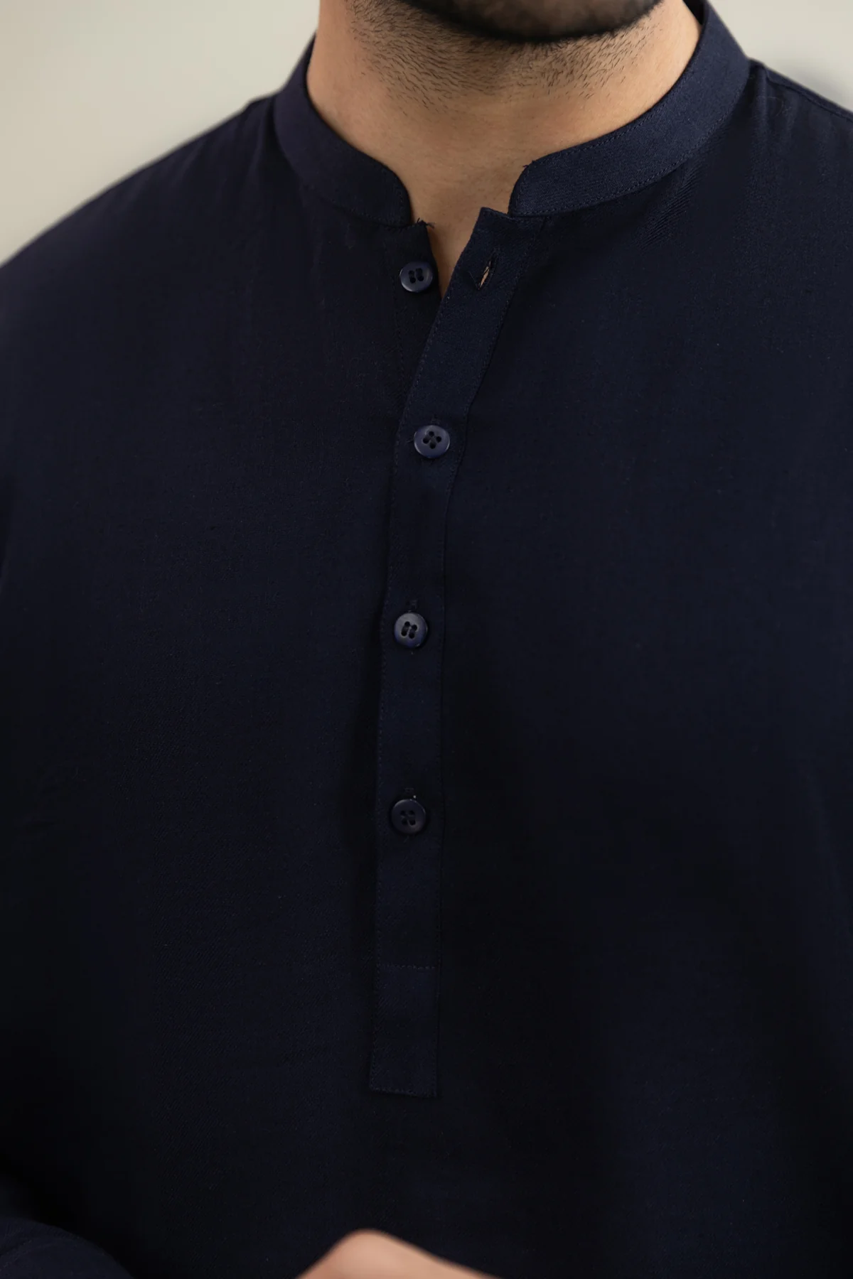 Band Collar Suit - SMS212425