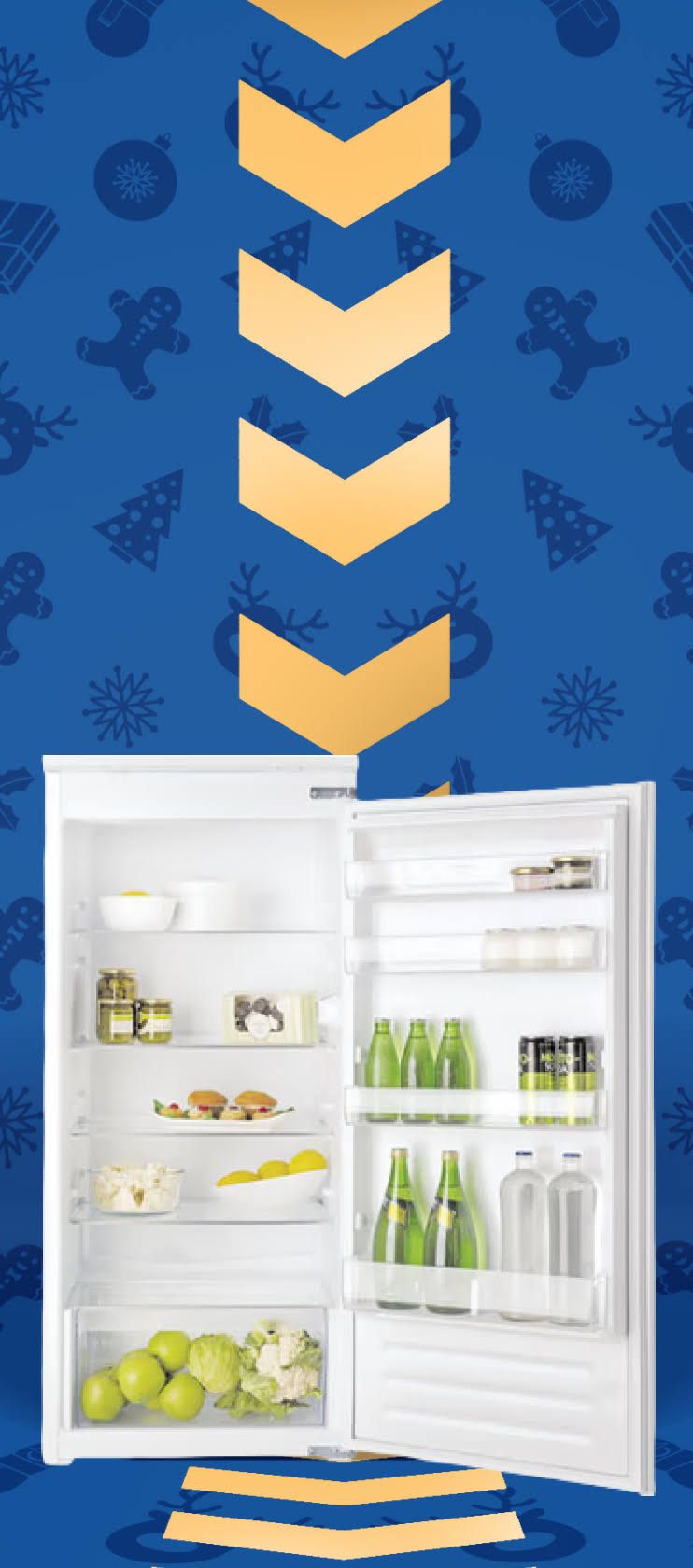 Indesit S 12 A1 D/I 2 Frigorifero Da incasso 209 L E